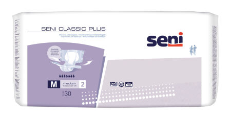 Inkontinenzhosen Seni CLASSIC Plus M, Hüfte 75-110 cm (1 Karton 3 x 30 Stück)