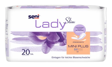 Inkontinenzeinlagen Seni Lady Slim Mini Plus (1 Karton: 30 x 20 Stück)