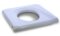 Kunststoff-Sitzbrille für Toilettenstuhl 139B und 139E grau