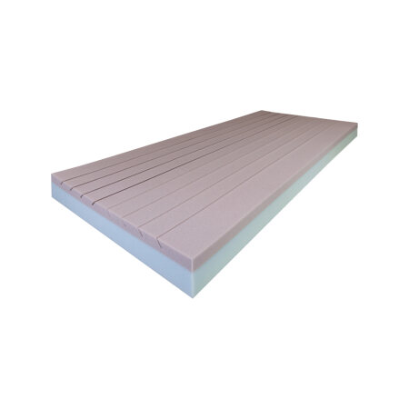 Matratze Compact DuoCare, Längseinschnitte (Typ 1 BW) 200 x 90 x 12 cm, schwer entzündbar