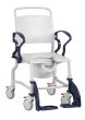 Dusch-Toilettenstuhl Laupheim mit 5" Rädern