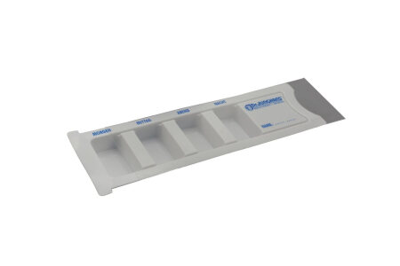 Medikamentendispenser für 1 Tag weiß, Morgens/Mittags/Abends/Nachts
