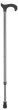 Gehstock Derby-Softgriff, metallic grau