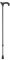 Gehstock Derby-Softgriff, metallic grau