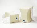 Kniekissen 23x15x15 cm, beige, Bezug aus Frotteestoff