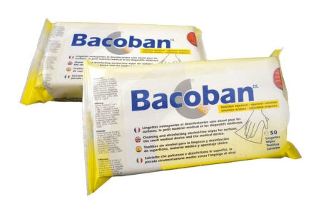 Langzeit-Flächendesinfektion BACOBAN Tücher, wasserbasierend, 16 x 50 Tücher