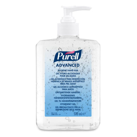 Händedesinfektionsgel Purell Advanced 500 ml, Pumpflasche