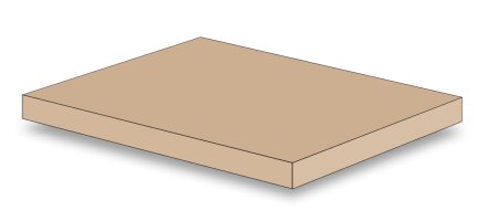Termolast/AB-40 Platte 100x92 cm, beige, 4mm