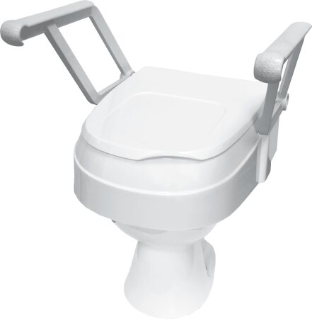 Toilettensitzerhöhung TSE 120, mit Armlehnen