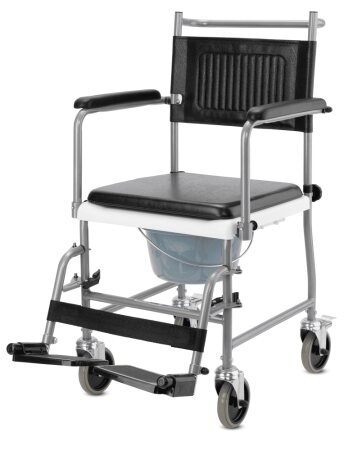 Toilettenrollstuhl TS-1, grau