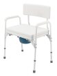 Toilettenstuhl TS-Care XXL, feststehend, grau