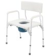 Toilettenstuhl TS-Care XXL, feststehend, grau