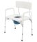 Toilettenstuhl TS-Care XXL, feststehend, grau