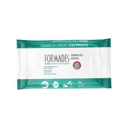 Händedesinfektionstücher FORMADES Derm HD Wipes (20 Stück)