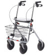 Rollator SENIO mit Tablett, Korb, Sitz und Stockhalter,...