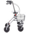 Rollator SENIO mit Tablett, Korb, Sitz und Stockhalter,...