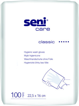 Seni Care Waschhandschuhe Classic 225 x 160 mm (VPE: 100 Stück)