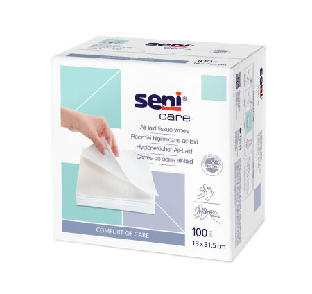 Seni Care Hygienetücher Air-Laid 20 x 30 cm (VPE: 100 Stück)