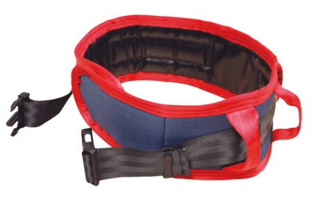 aks-Haltegurt, schwarz-rot Gr. L