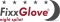 Nachtlagerungs-Schiene FixxGlove classic plus, schwarz-blau-weiß Gr. S links
