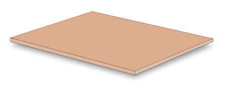 PPT Platte 152x65 cm Farbe: beige 3,2 mm