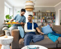 Schulterbandage Tricodur Gilchrist Farbe: blau Gr. M
