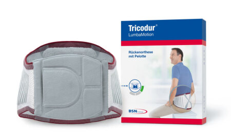Rückenorthese Actimove LumbaMotion Farbe: bordeaux/weiß/grau Gr. M