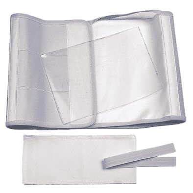 Bandage Stomacare Halbfabrikat weiß Gr. XXL links