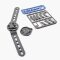 Bort Kniebandage Stabilo mit Gelenk, beidseitig tragbar silber Gr. 3+