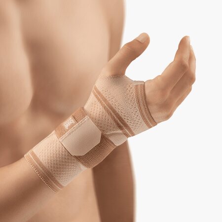 Bort ManuBasic Handgelenkbandage, beige Gr. XL rechts