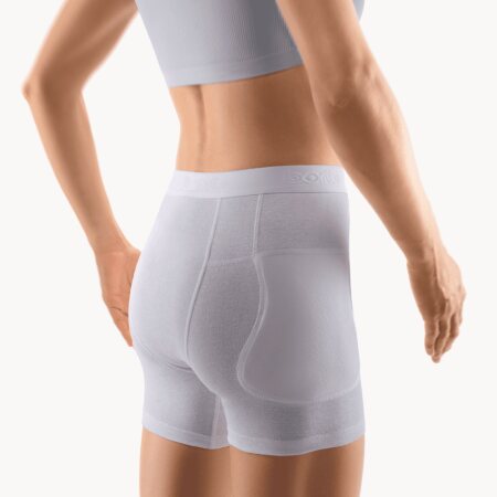Bort Hüftschutzhose StabiloHip, weiß Ausf.: mit Protektoren Gr. XXXL