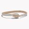 Bort Federbruchband HerniaFix, runde Pelotte, lange Feder, beige 105 cm rechts