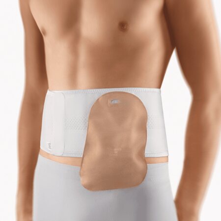 Bort Stoma-Bandage, weiß Ausf.: Höhe 22 cm Gr. S