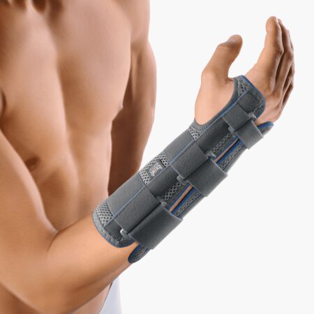 Bort Arm- und Handgelenkstütze ManuStabilPro offene Form, grau Gr. XL rechts