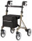 Rollator ALEVO ALU mit Rückengurt und Tasche Farbe: nachtblau