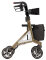 Rollator ALEVO COUNTRY mit Rückengurt und Tasche Farbe: platin