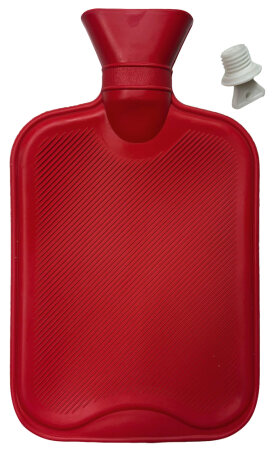 Wärmflasche mit Rollkragen-Pullover-Bezug Farbe: hellblau