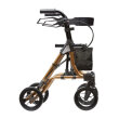 Rollator TAiMA GT mit Netz und Stockhalter PU Farbe: sepia-metallic Taima S GT