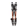 Rollator TAiMA M mit Stockhalter u.Netz,PU, braun-metallic Ausf.: Standard