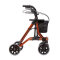 Rollator TAiMA M mit Stockhalter u.Netz,PU, braun-metallic Ausf.: Standard