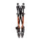 Rollator TAiMA M mit Stockhalter u.Netz,PU, braun-metallic Ausf.: Standard