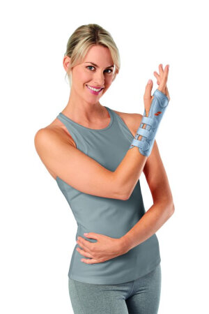 Karpaltunnelsyndrom-Orthese MANU-HIT CARPAL schwarz Gr. XS links