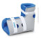 Fersen-Freilagerung Body Armor Heel Reliever, Schaumstoff grau-blau Ausf.: glatt