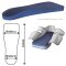 Weichbettungseinlegesohle, Relief Contour Insole Herren Gr. XL rechts