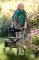 Rollator NITRO mit Stockhalter Stoff-/ Netztasche Farbe: weiß Gr. L