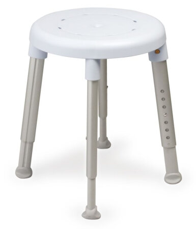 Duschhocker EASY Sitzhöhe 42-57 cm Ausf.: Belastbarkeit 200 kg Farbe: grau