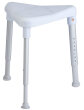 Duschhocker EDGE Sitzhöhe 42-57 cm Farbe: grau