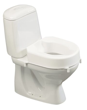 Toilettensitzerhöhung Hi-Loo mit Klammern, ohne Deckel Ausf.: Höhe 10 cm