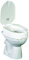 Toilettensitzerhöhung Hi-Loo fest mit Deckel Ausf.: Höhe 10 cm