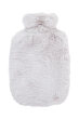 Wärmflasche mit Flauschbezug extra soft Farbe: grau